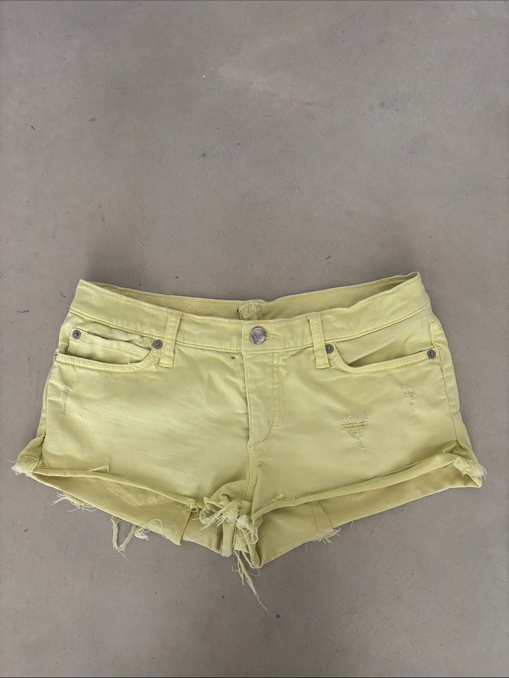 Bebe Sample Jean Short Shorts